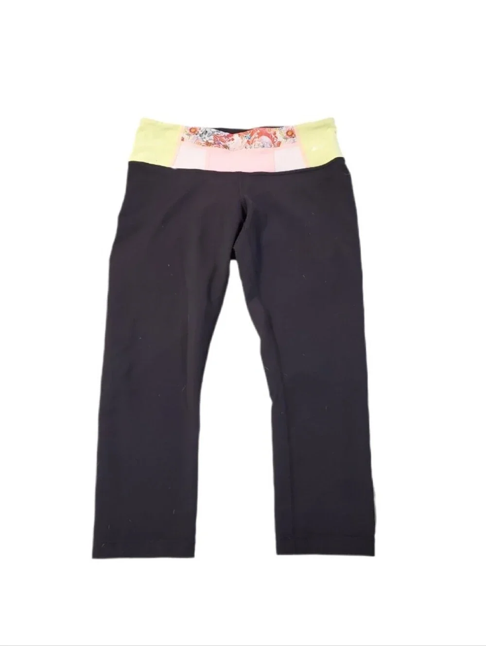 Lululemon Wunder Under Reversible Crop Leggings Size 6